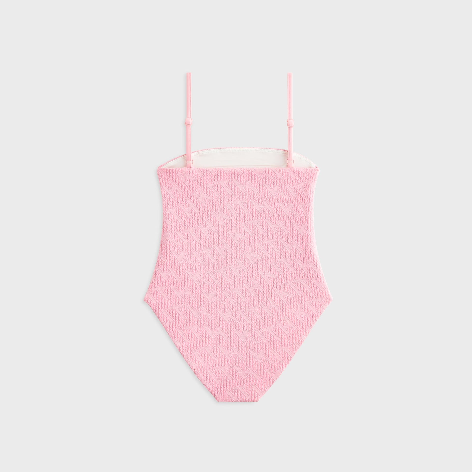 Kith Kids Textured Monogram Audrey One Piece Suit - Bubblegum