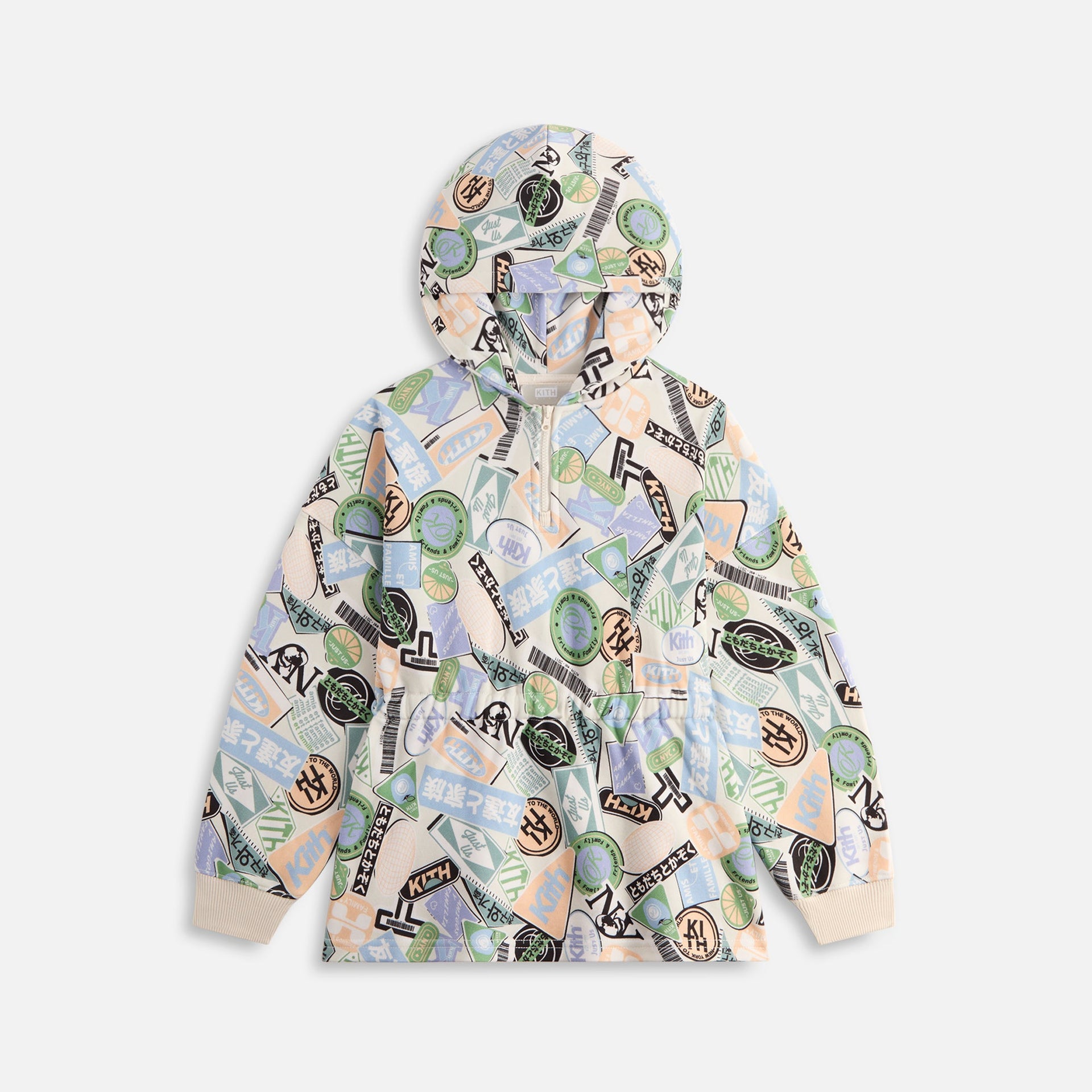 Kith Kids Friends & Family Hoodie Dress - Sandrift