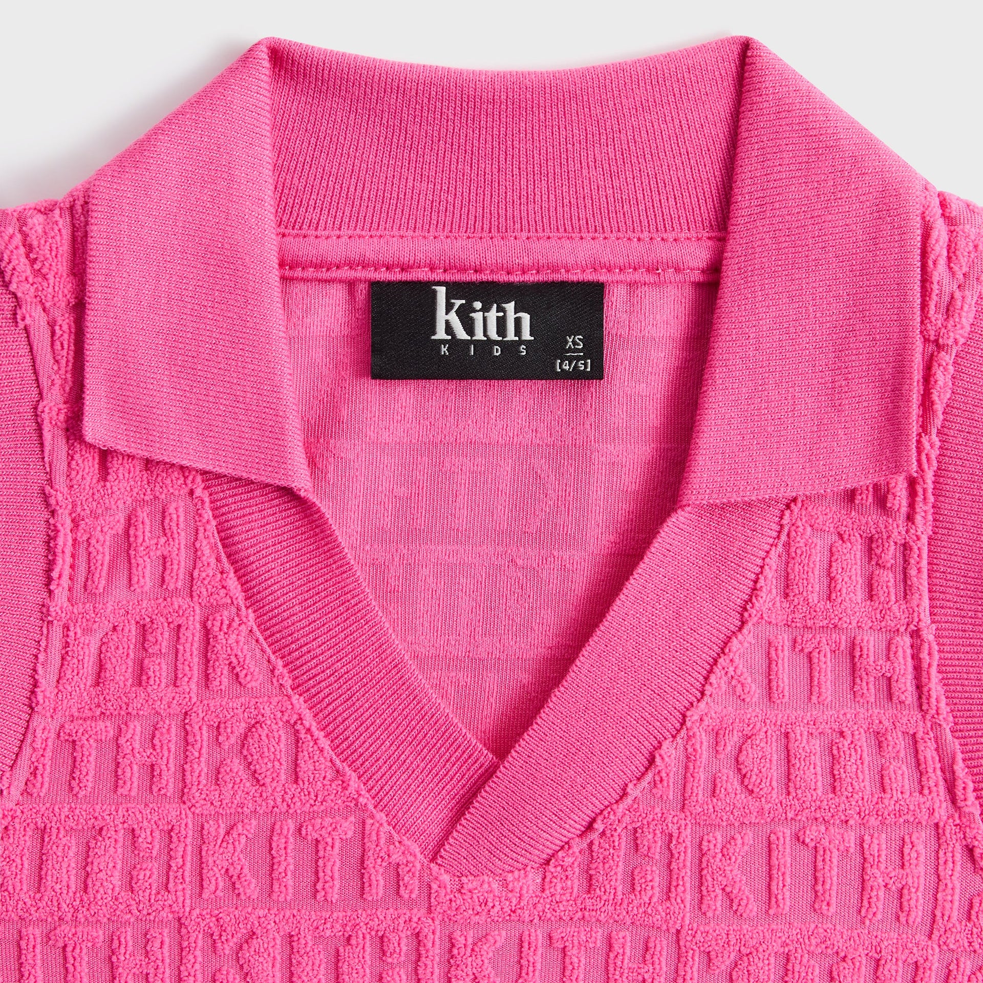 Kith Kids Textured Monogram Adira Dress - Electra