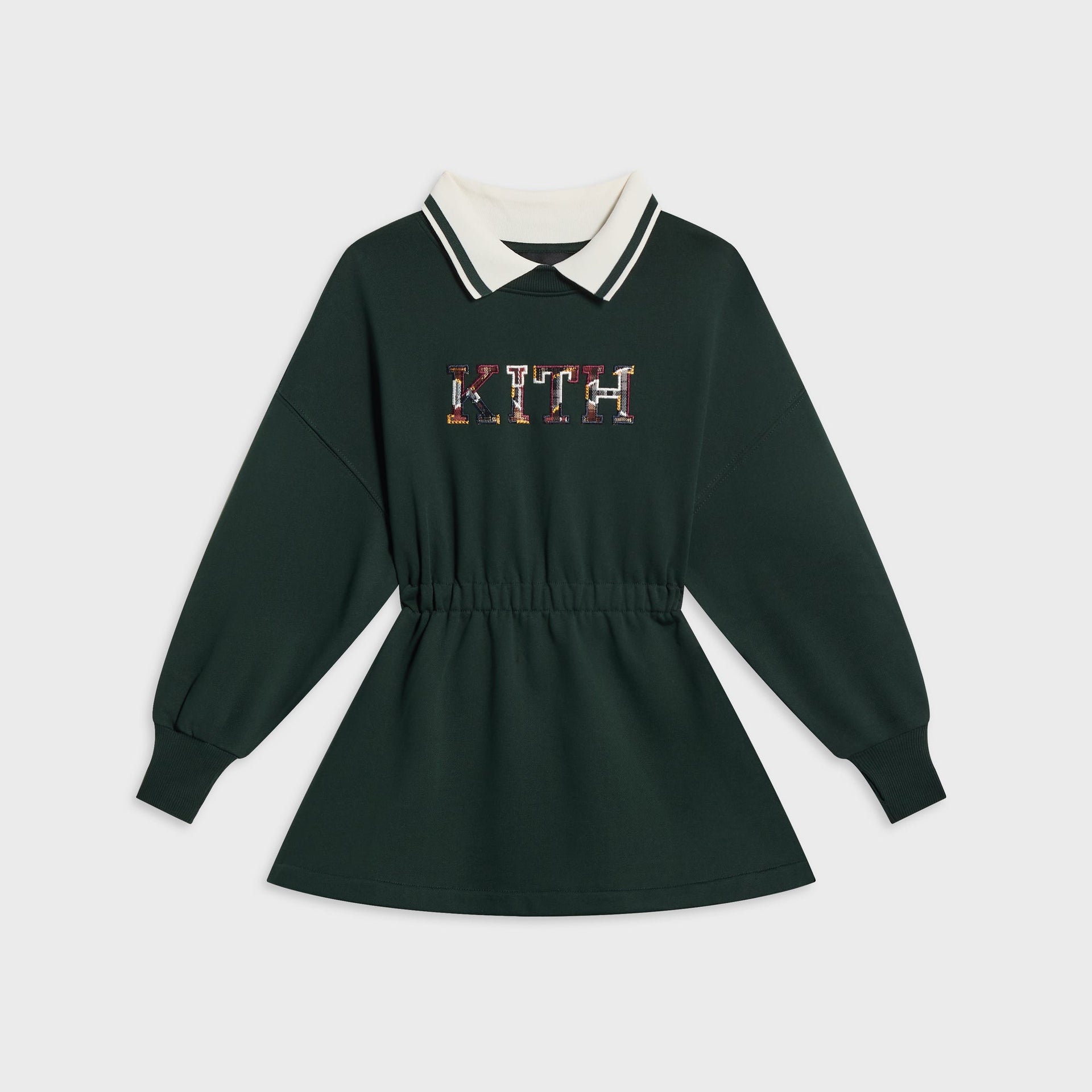 Kith Kids Varsity Letter Collared Nelson Dress - Stadium