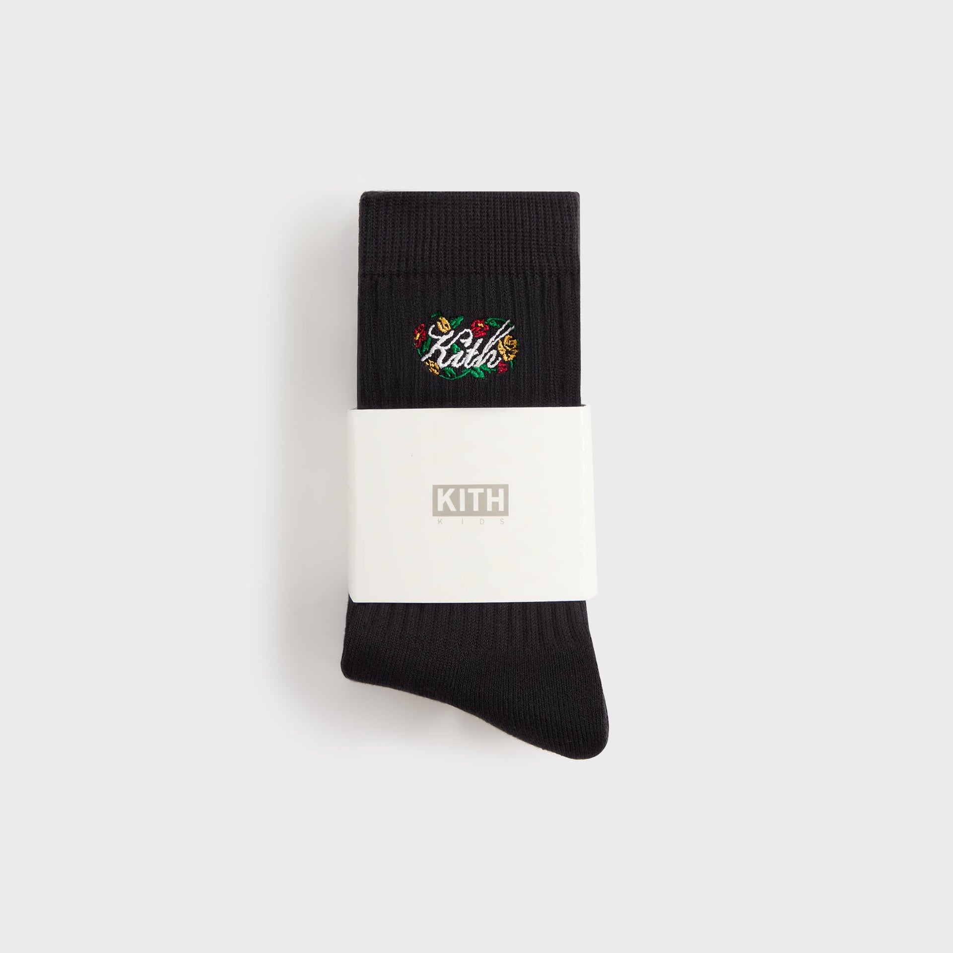 Kith Kids 3-Pack Crew Socks - Black