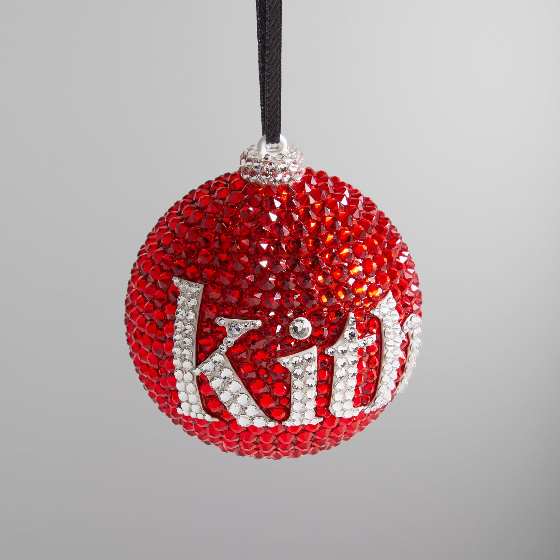 Kithmas Ball Ornament with Swarovski® Crystals - Red