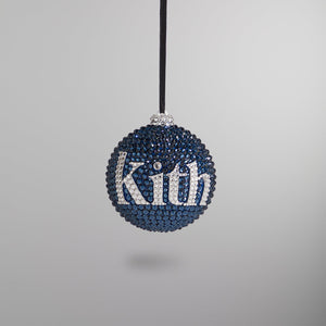 Kithmas Ball Ornament with Swarovski® Crystals - Navy