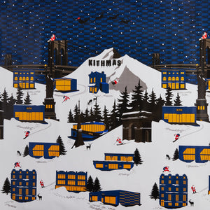 Kithmas Village Wrapping Paper - Nocturnal PH