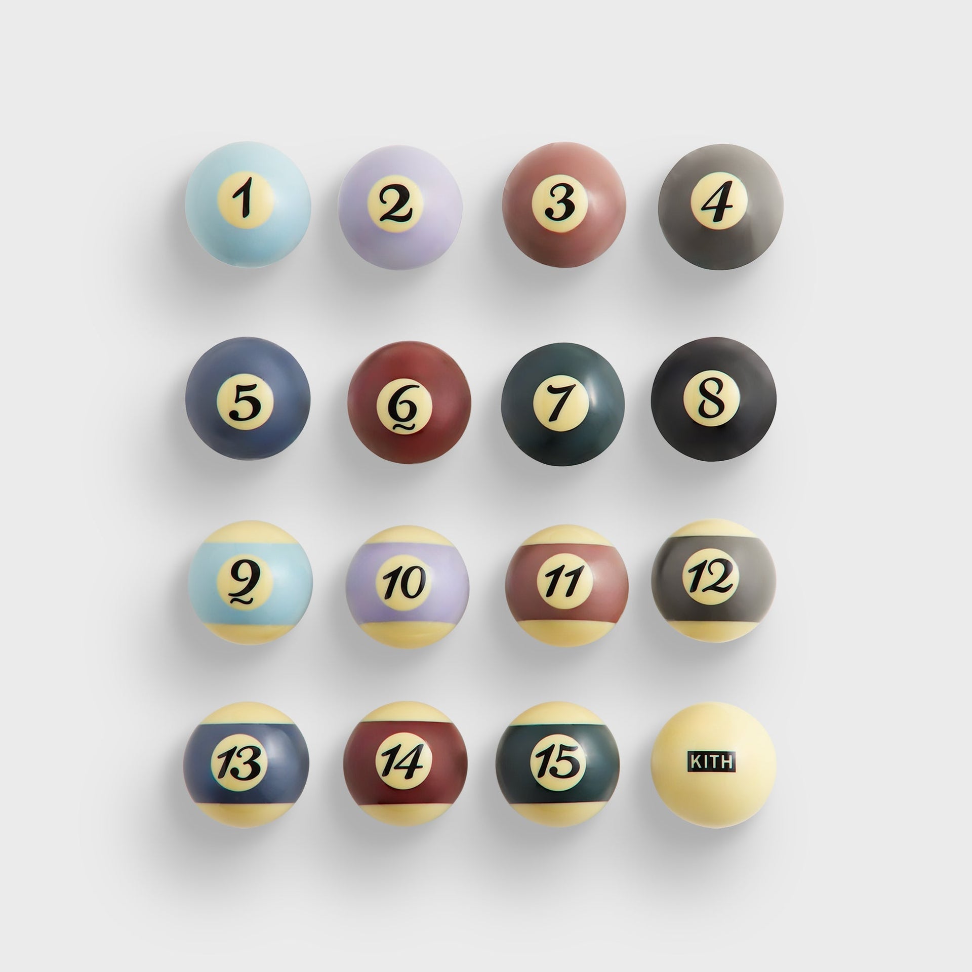 Kith Palette Billiards Ball Set - Multi