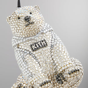 Kithmas Polar Bear with Swarovski® Crystals - Crystal Shimmer / Jet Hematite PH