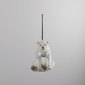 Kithmas Polar Bear with Swarovski® Crystals - Crystal Shimmer / Jet Hematite