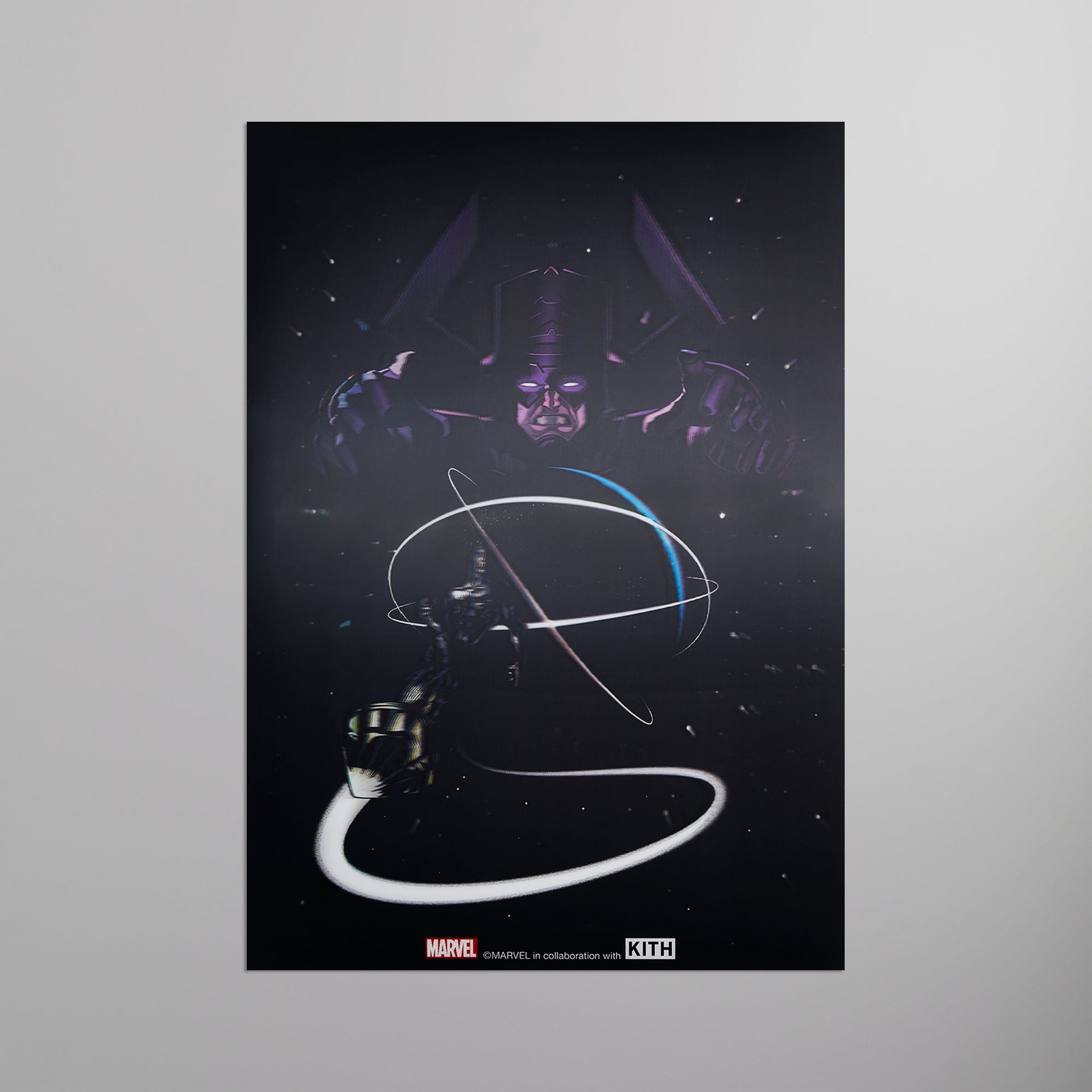 Marvel | Kith Galactus & Silver Surfer Lenticular Poster - Multi