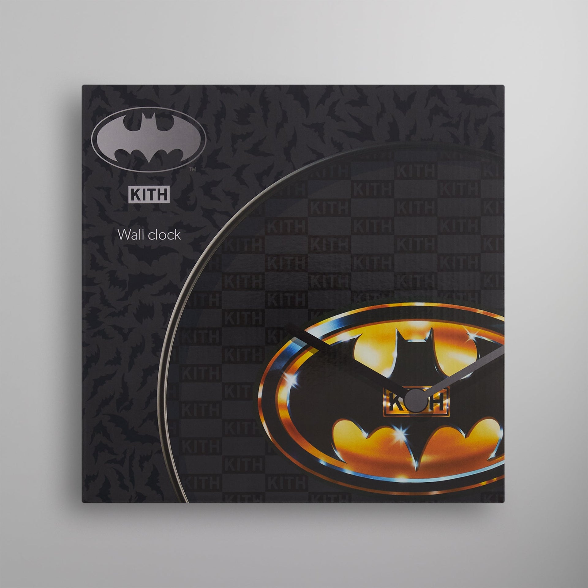 Batman | Kith Logo Wall Clock - Black