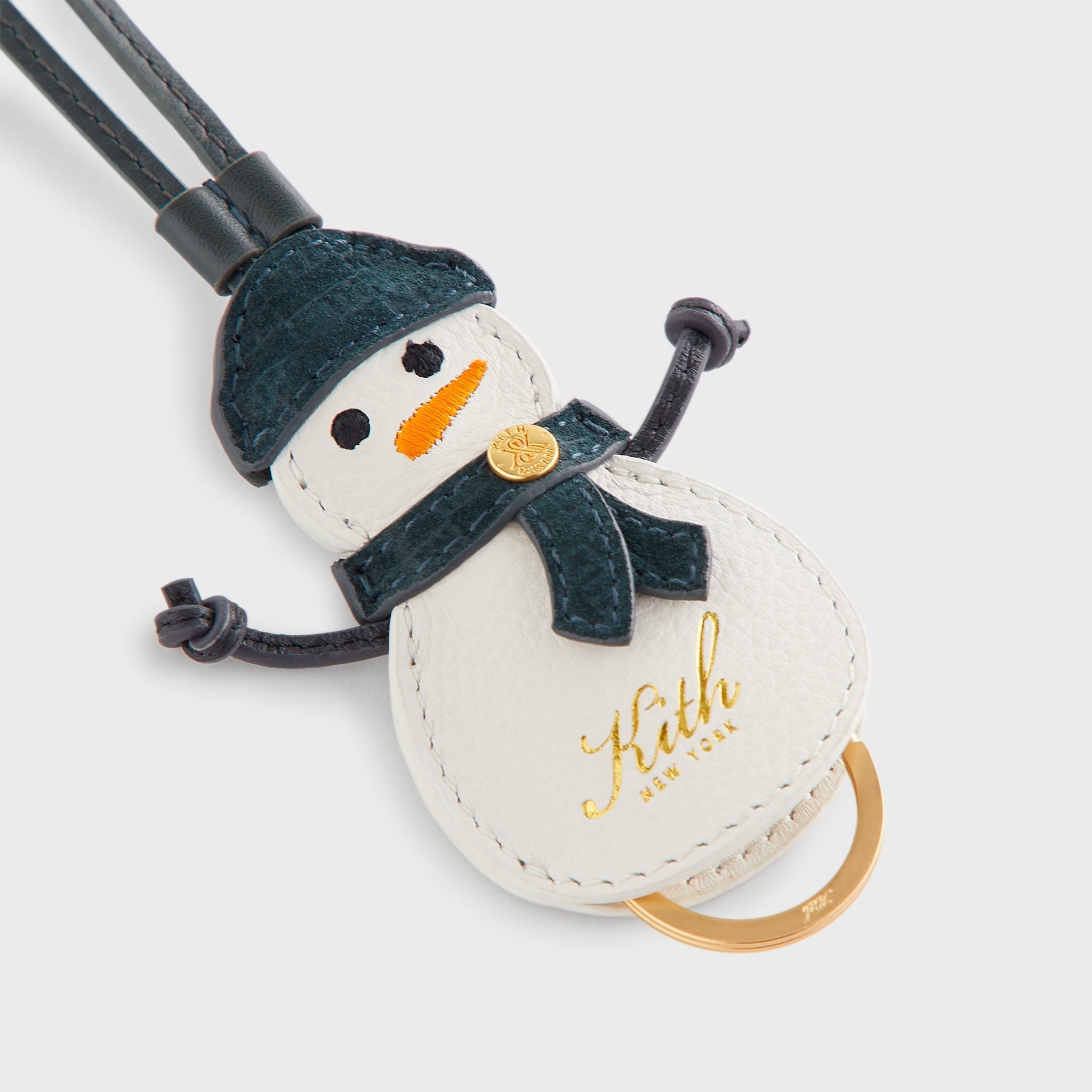 Kithmas Monogram Leather Snowman Bag Charm - Stadium - PH