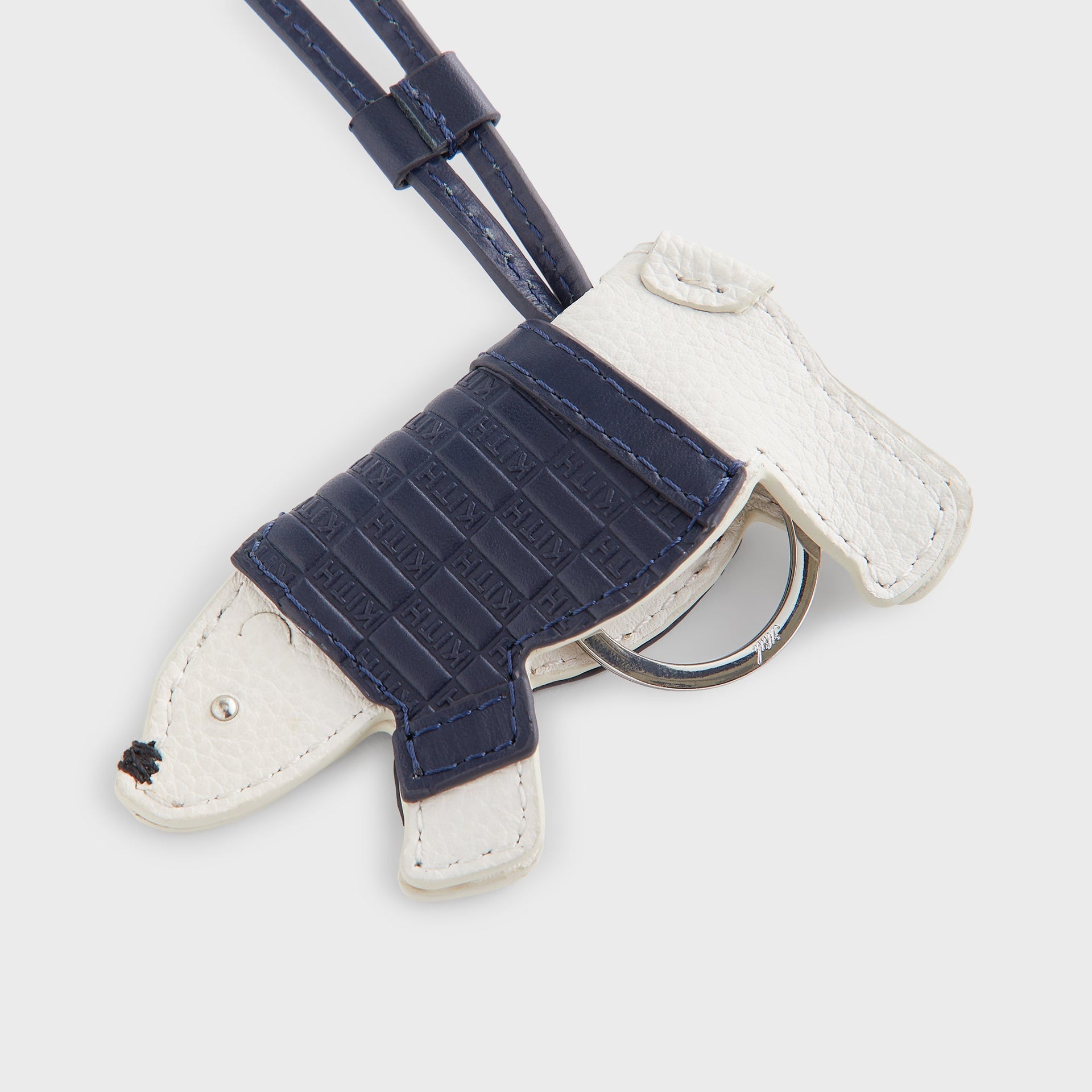 Kithmas Monogram Leather Polar Bear Bag Charm - Nocturnal