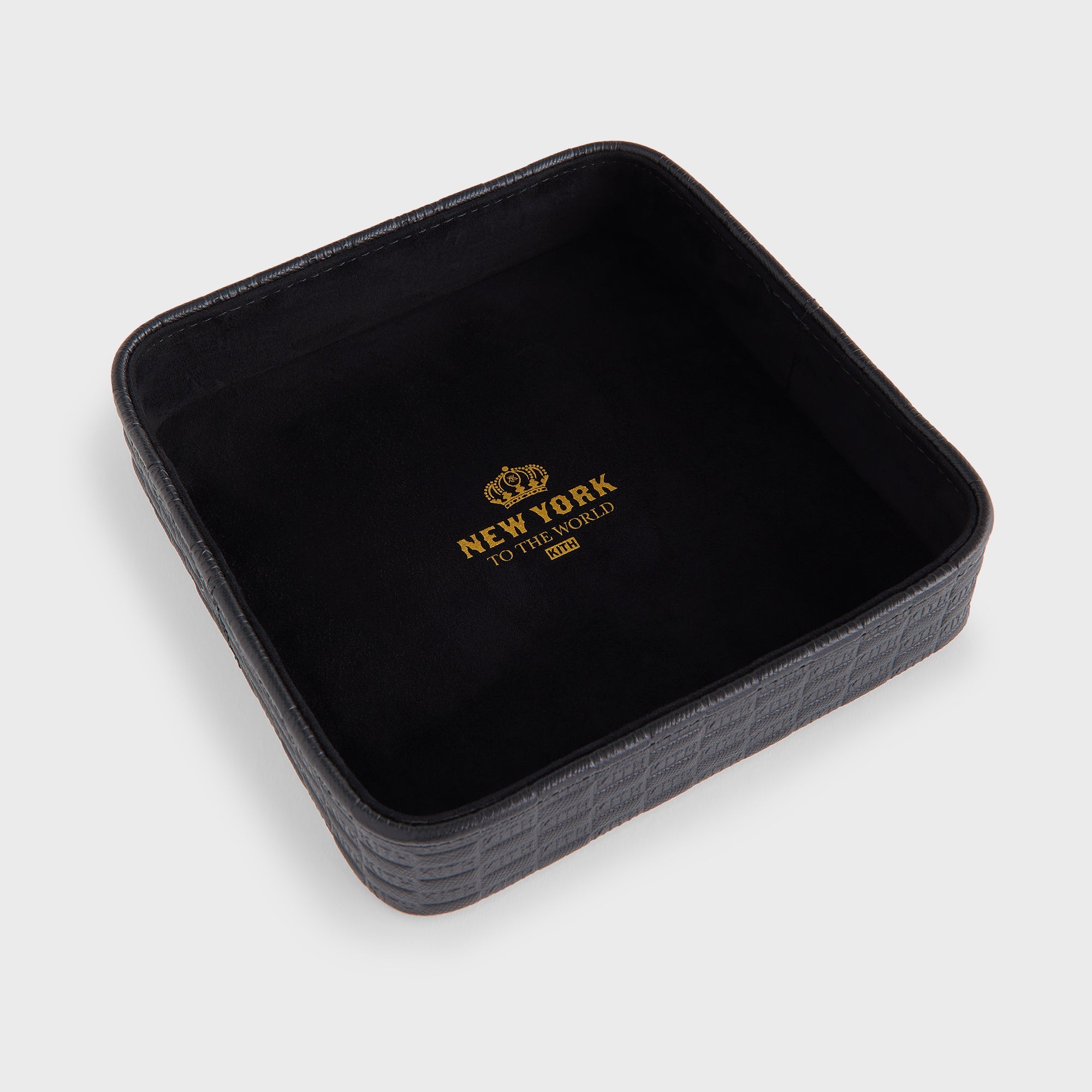 Kith Monogram Leather Catchall Tray - Black – Kith Canada