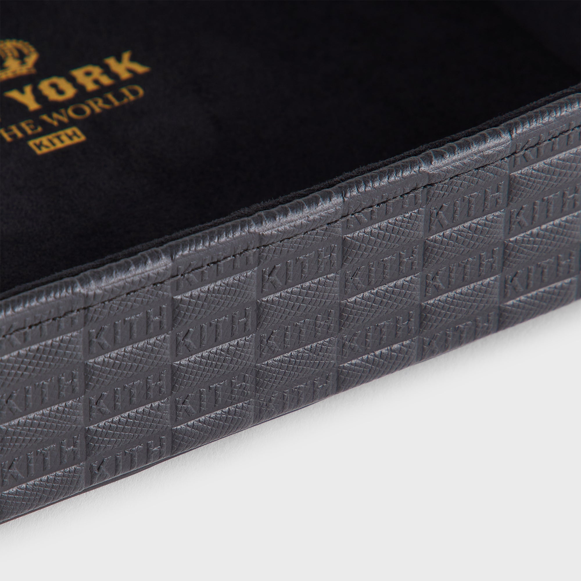 Kithmas Monogram Leather Catchall Tray - Black - PH – Kith Canada