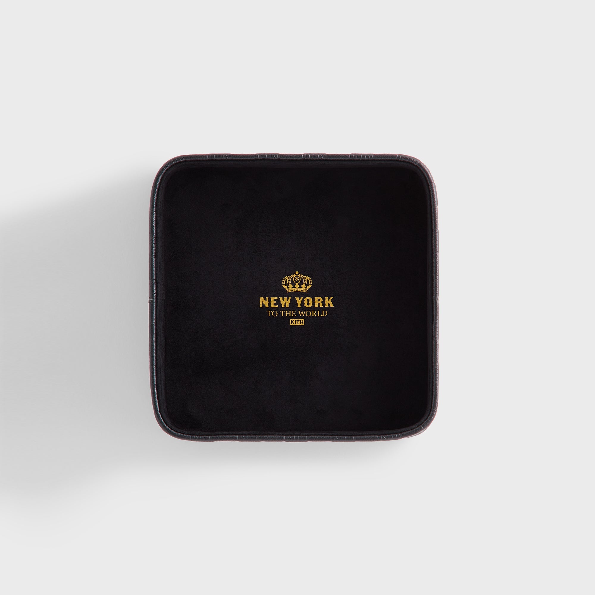 Kith Monogram Leather Catchall Tray - Black – Kith Canada