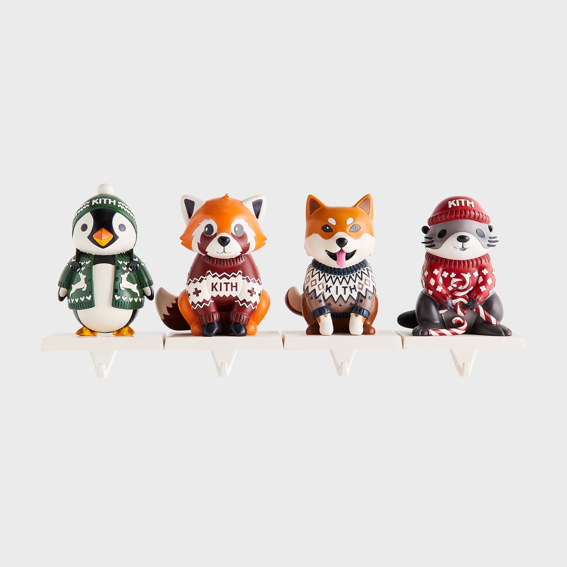 Kithmas Resin Stocking Holder Set of 4 - Multi - PH