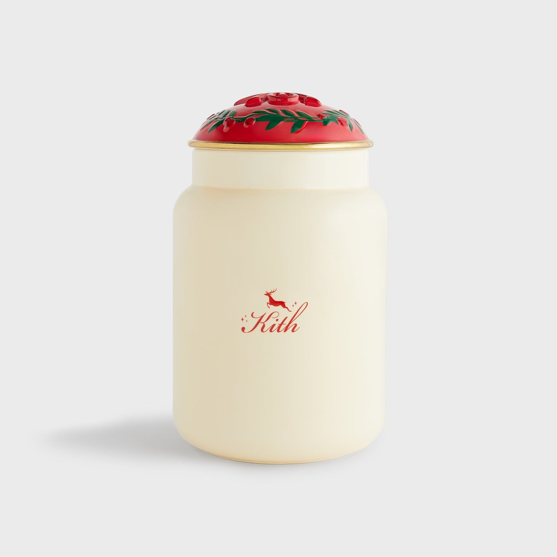 Kithmas Ceramic Crest Cookie Jar - Sandrift - PH