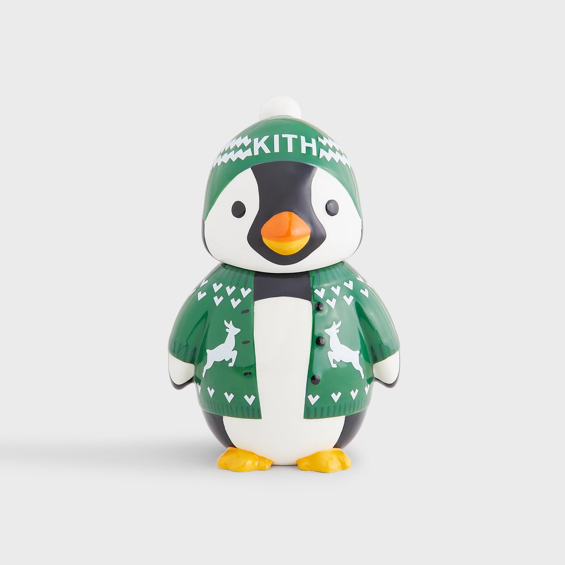 Kithmas Ceramic Penguin Cookie Jar - Conifer - PH