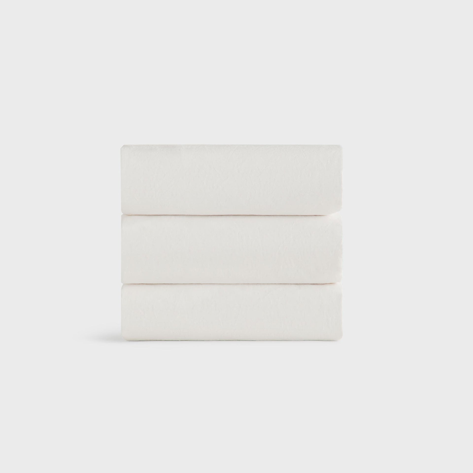 Kithmas Monogram Queen Size Bedding Set - White