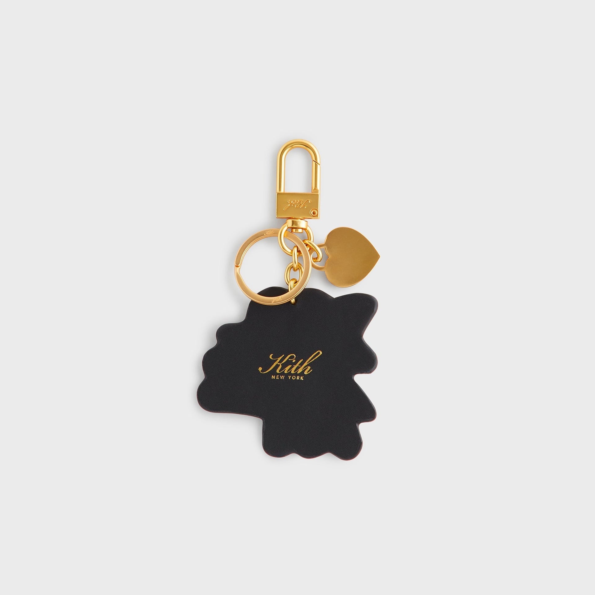 Kith Cupid And Devil Printed Leather Key Charm - Black - PH