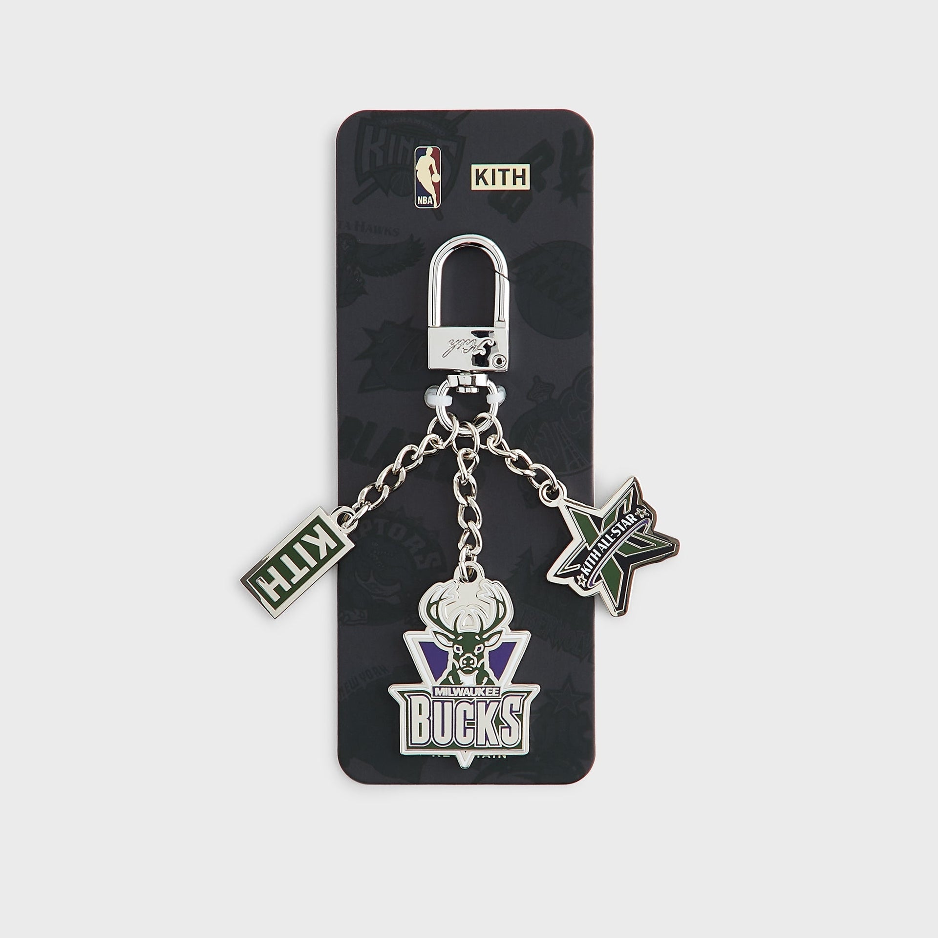 Kith for NBA All-Star Milwaukee Bucks Keychain - Silver - PH