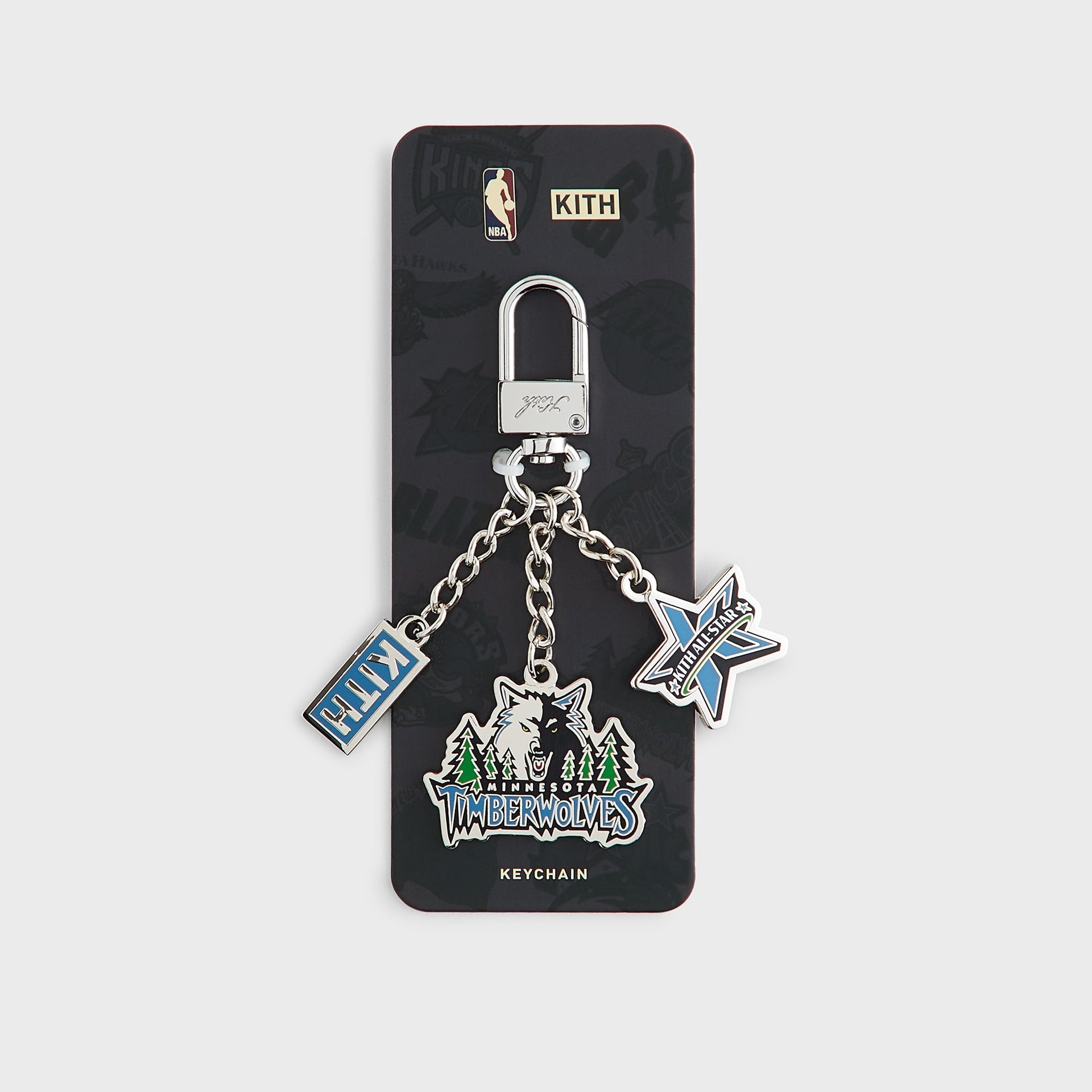 Kith for NBA All-Star Minnesota Timberwolves Keychain - Silver