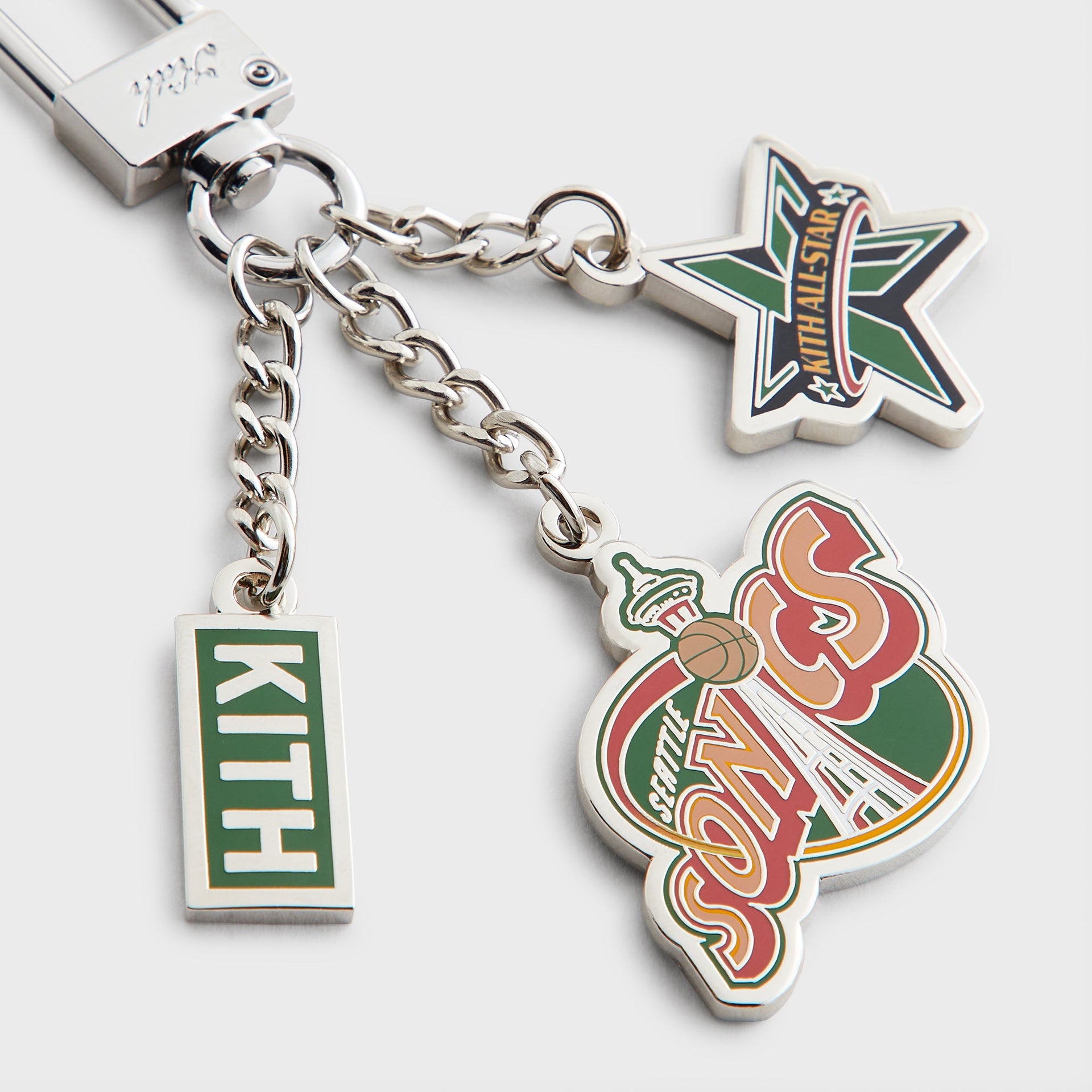 Kith for NBA All-Star Seattle SuperSonics Keychain - Silver