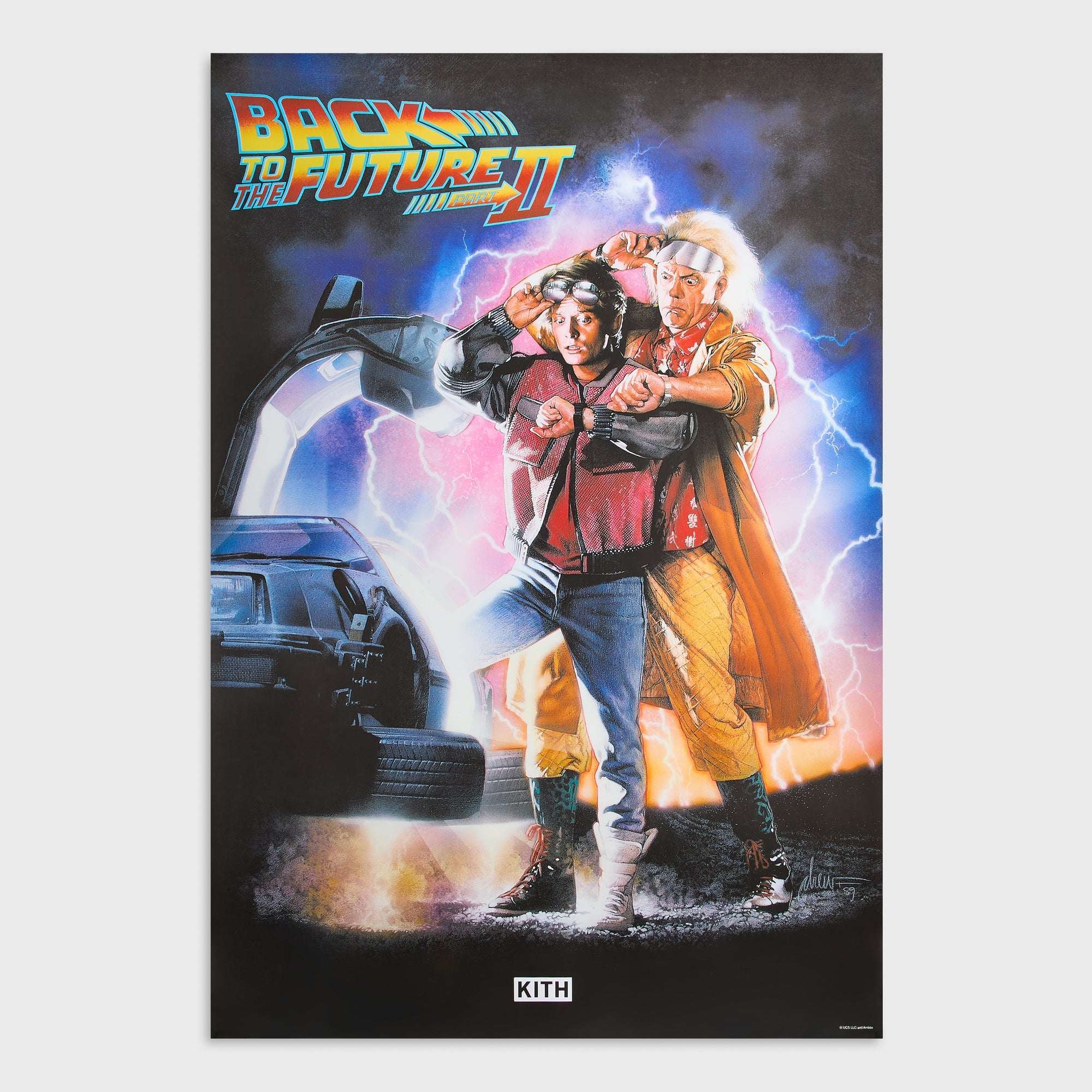 トップス Kith Back to the Future Back to 1985Tee Kith for Back to the Future Back to 1985 Vintage Tee - Black