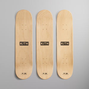 Batman | Kith 1989 Triptych Skatedeck Set - Black