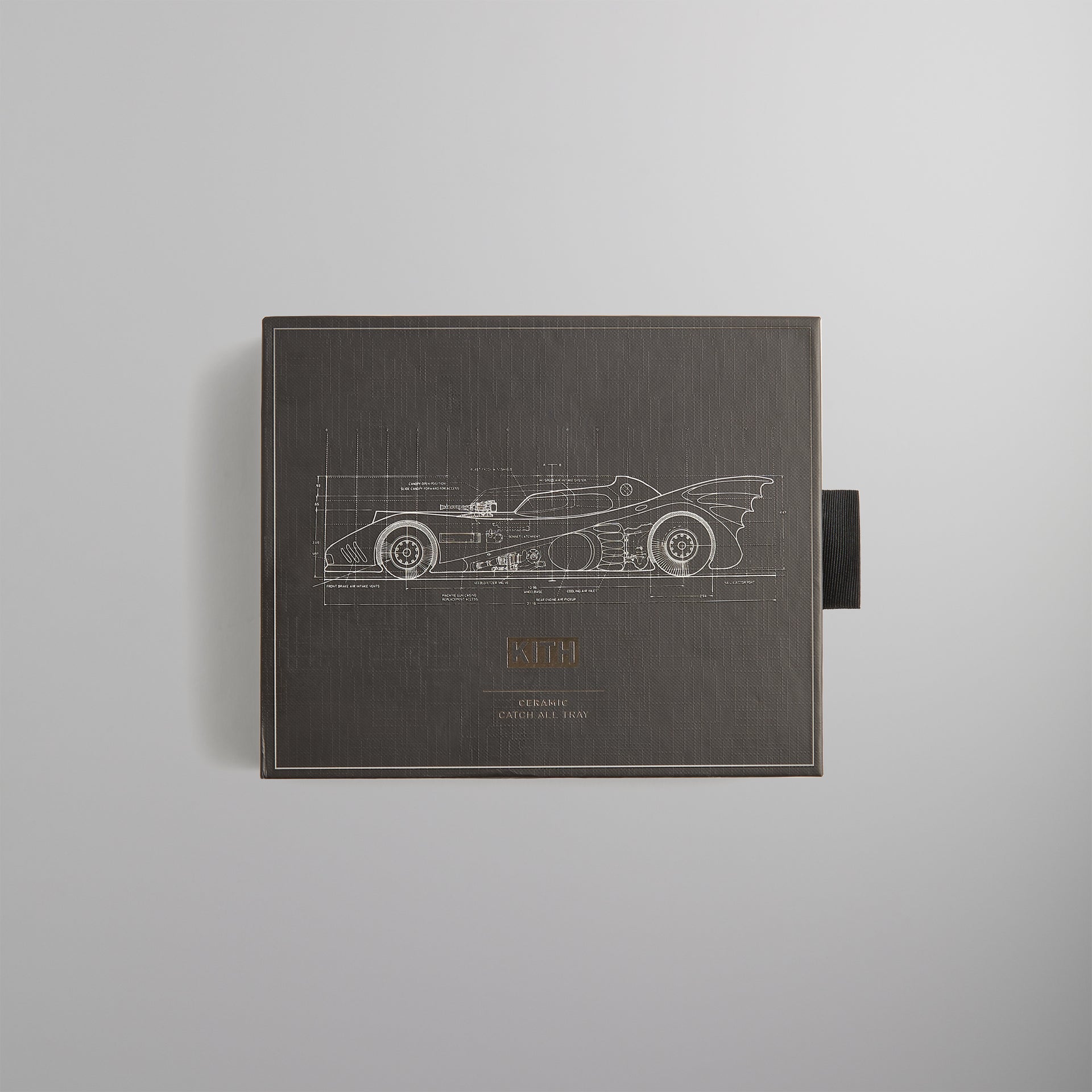 Batman | Kith Batmobile Schematics Catchall Tray - Black