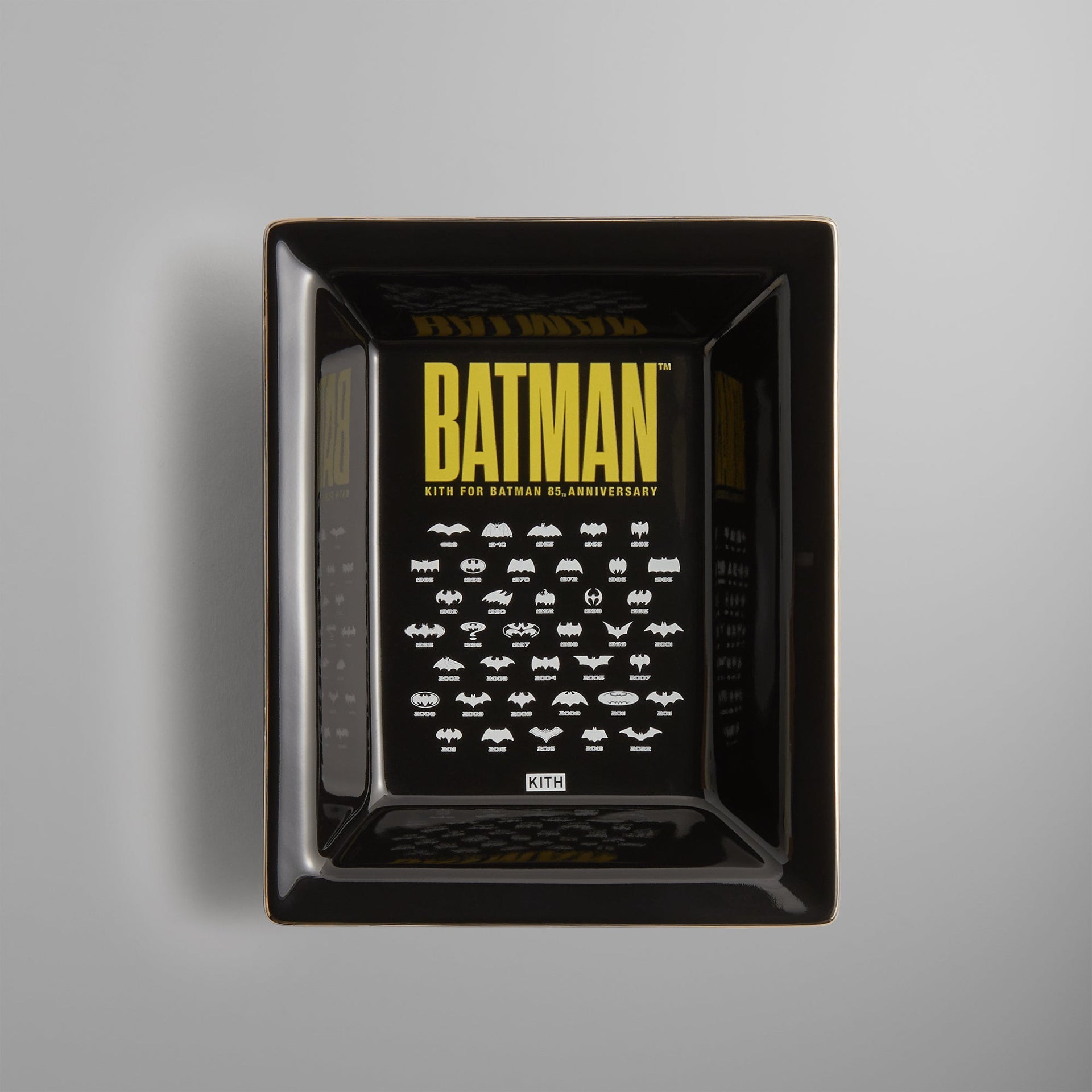 Batman | Kith History of the Bat Symbol Catchall Tray - Black Beauty