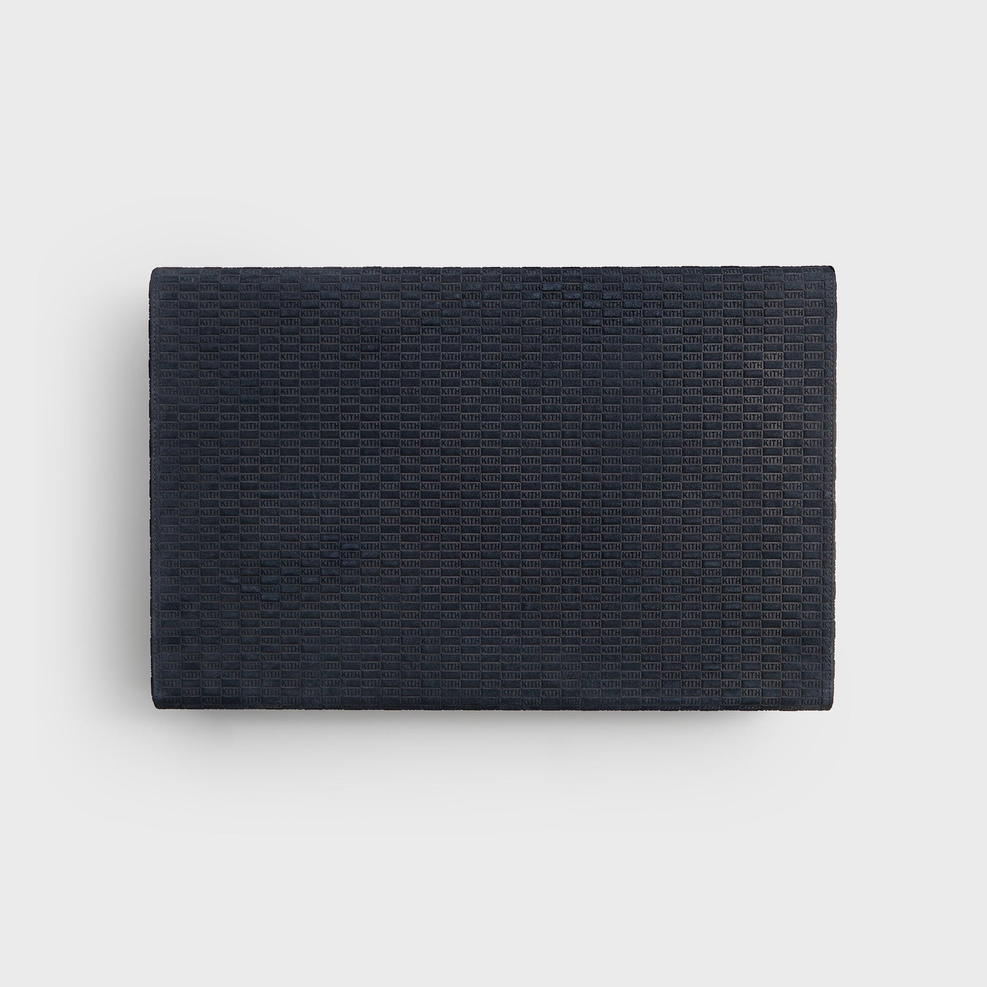 Kithmas Monogram Debossed Suede Backgammon Set - Ink