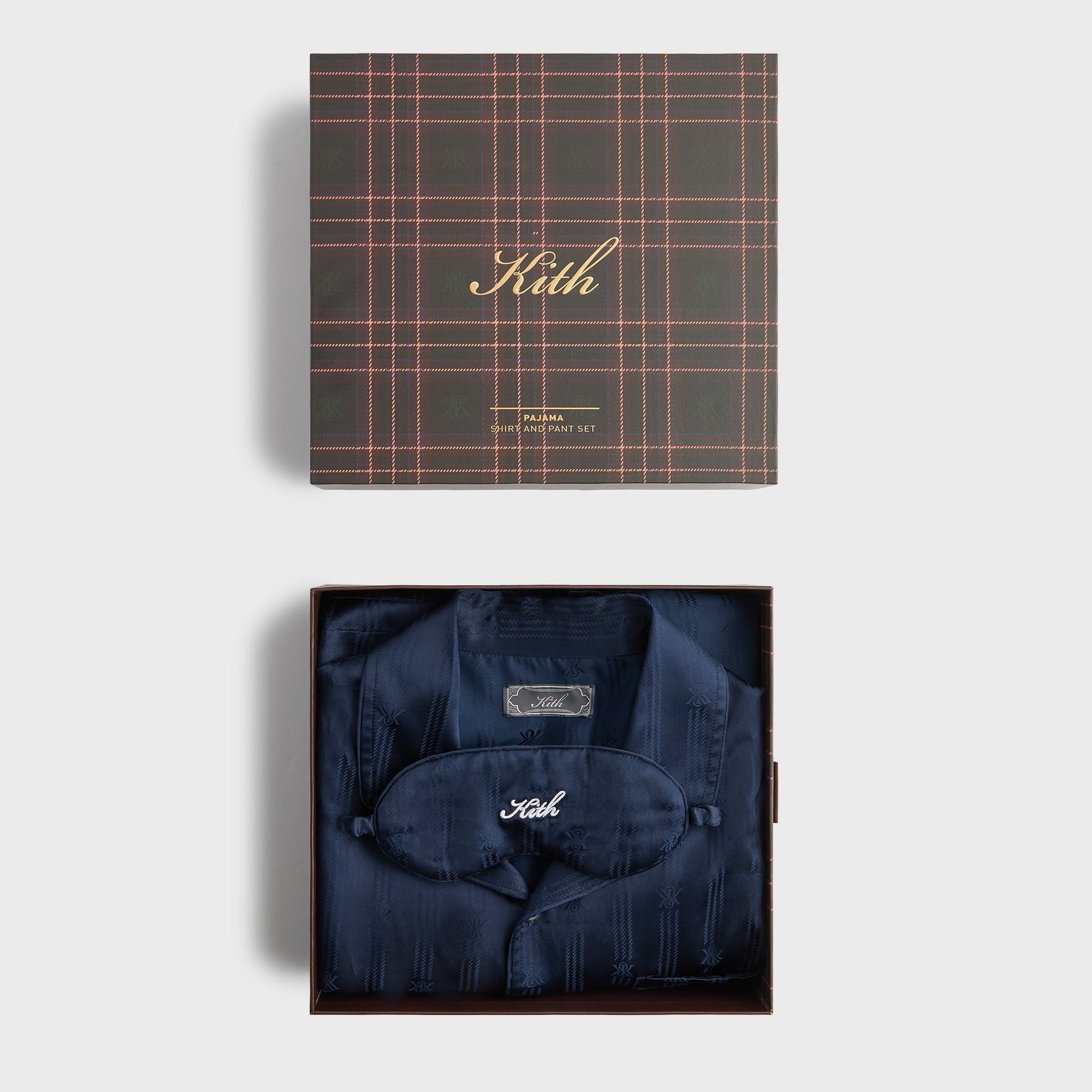 Kithmas Crest Monogram Pajama Set - Nocturnal