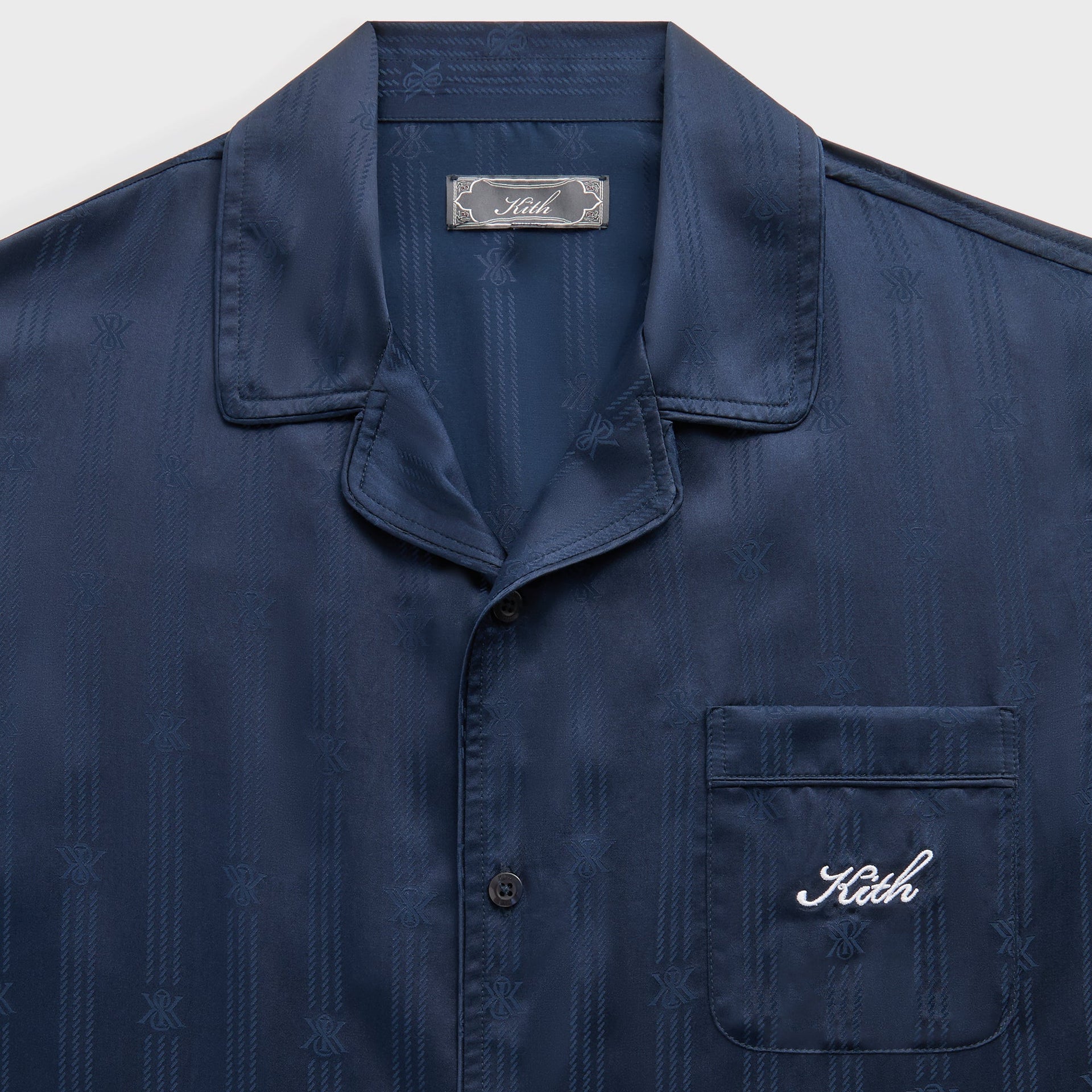 Kithmas Crest Monogram Pajama Set - Nocturnal