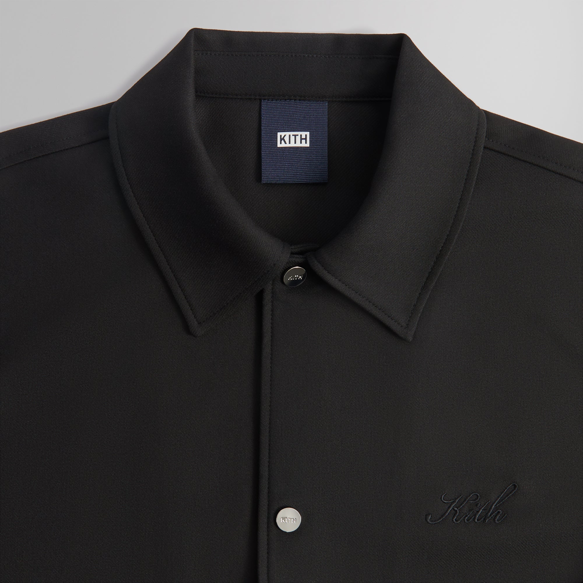 Kith Double Weave Coaches Jacket - Black PH – Kith Canada