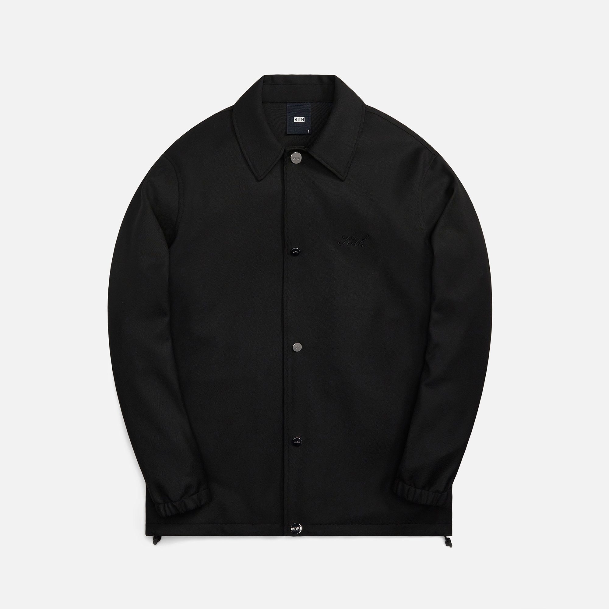 Kith Double Weave Coaches Jacket - Black PH – Kith Canada
