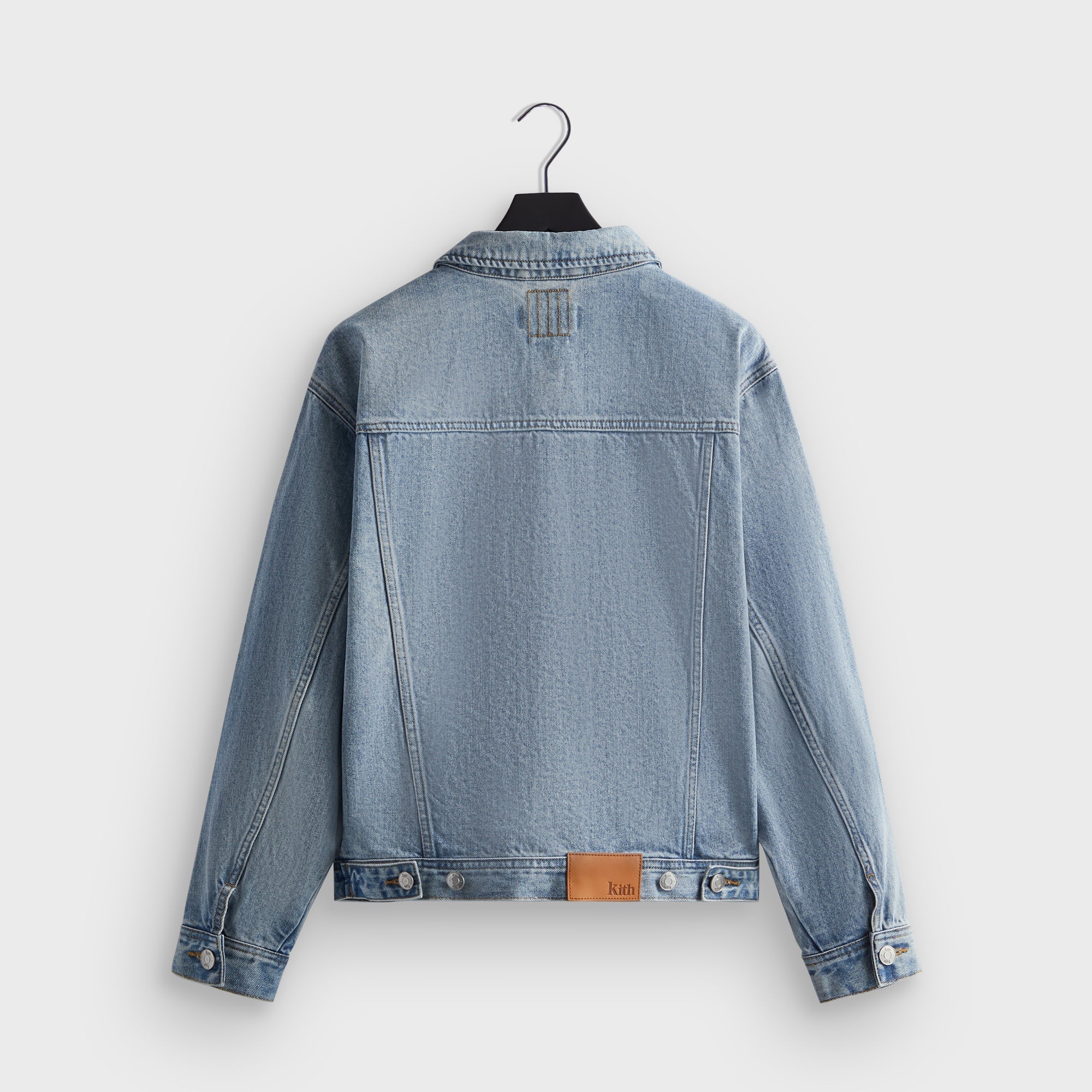 Kith Centre Denim Jacket - Light Indigo – Kith Canada