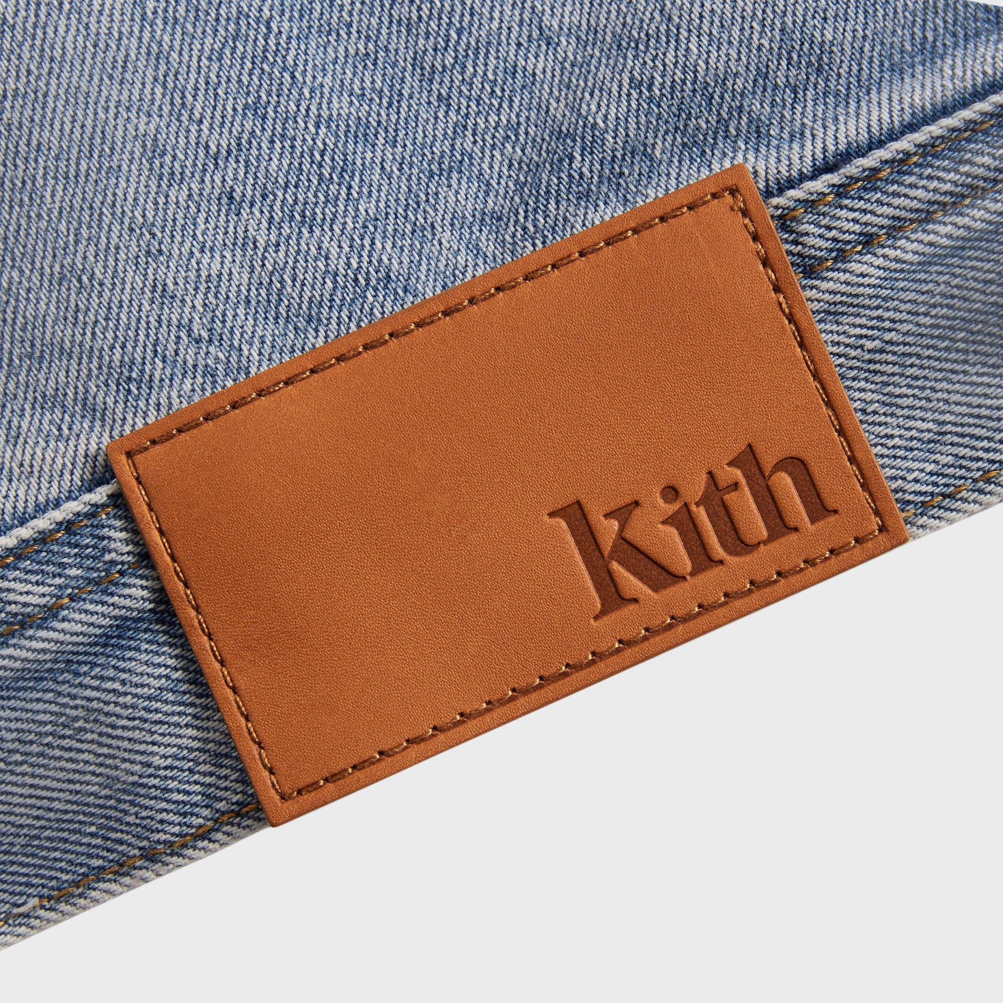 Kith Centre Denim Jacket - Light Indigo – Kith Canada