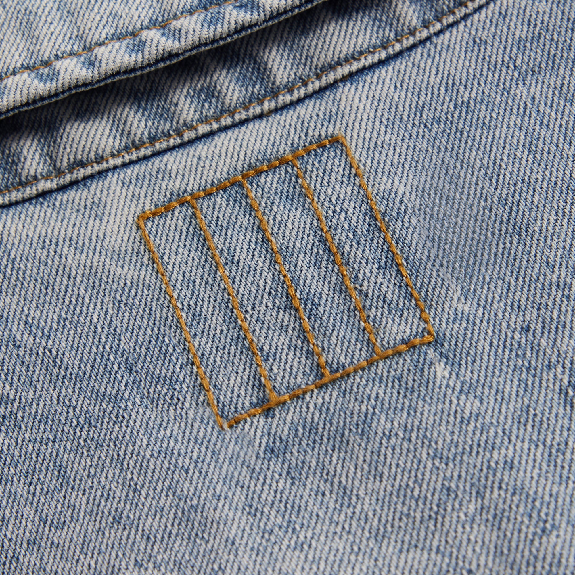 Kith Centre Denim Jacket - Light Indigo – Kith Canada