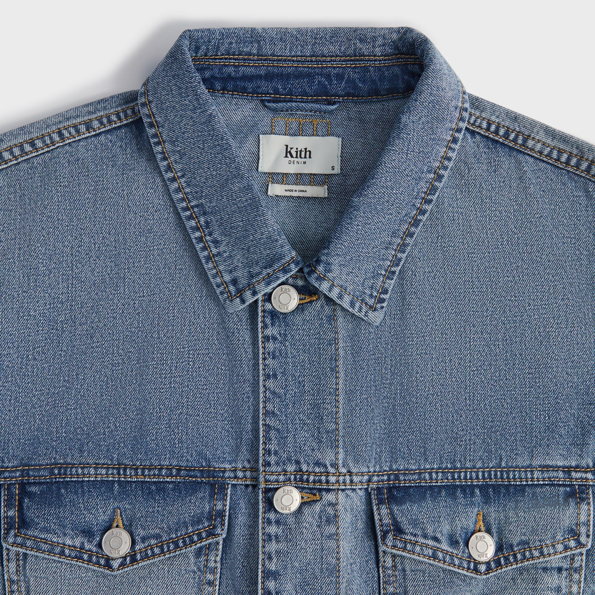 Kith Centre Denim Jacket in Dark Indigo