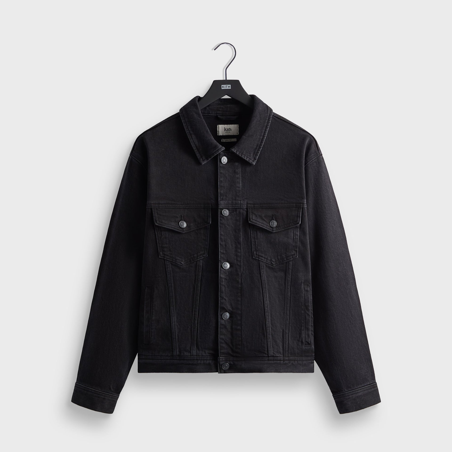 Kith Centre Denim Jacket in Black