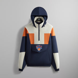 Kith for the New York Knicks Quarter Zip Anorak - Nocturnal