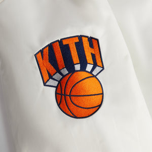 Kith for the New York Knicks Pinstripe Satin Bomber Jacket - Silk