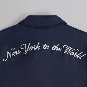 Kith for the New York Knicks Snap Front Coaches Jacket - Nocturnal