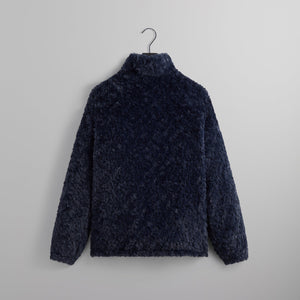Kith Claremont Shaggy Sherpa Quarter Zip - Nocturnal