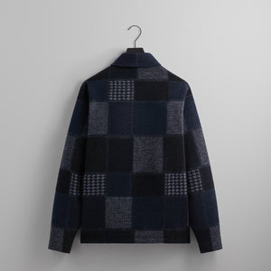 Kith Patchwork Wool Coaches Jacket - Nocturnal – Kith Canada