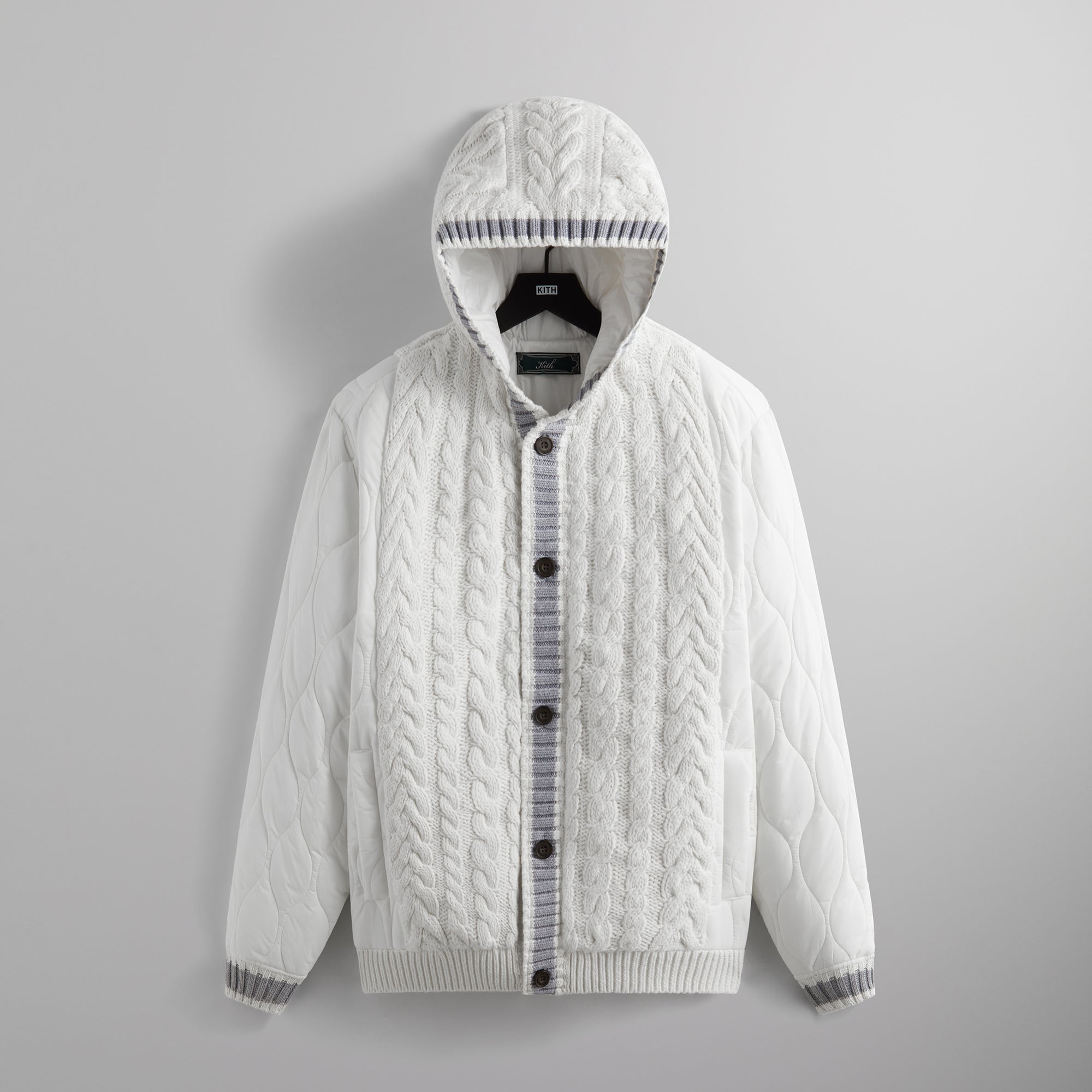 Kith Hewitt Combo Knit Jacket - Silk – Kith Canada