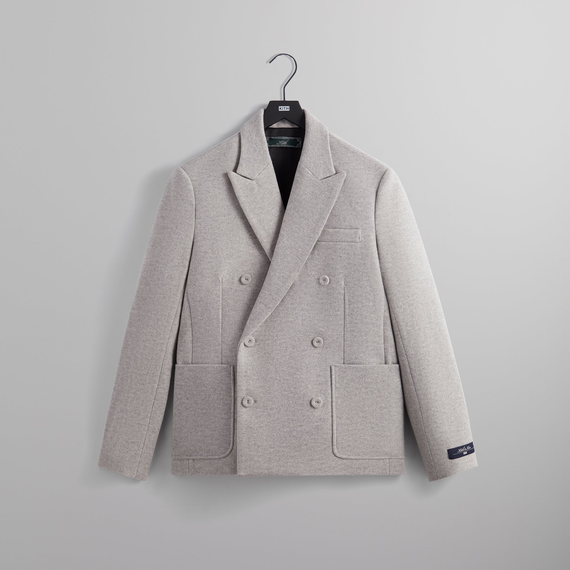 Kith Felted Jersey Julius Blazer - Heather Grey