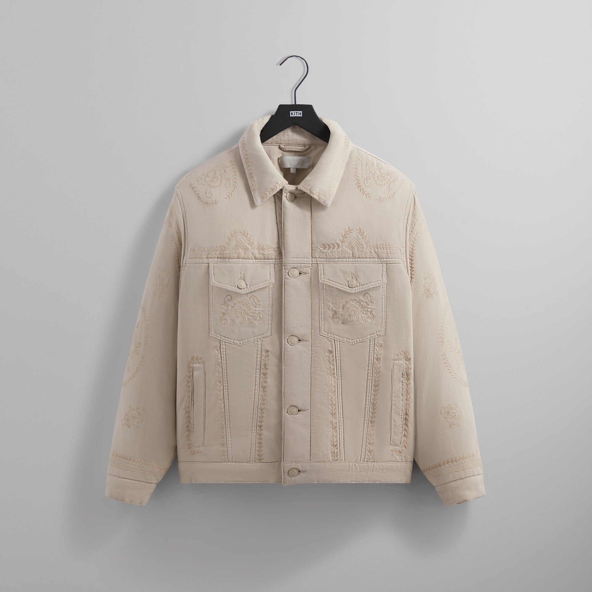 Kith Puffed Jase Denim Jacket - Session – Kith Canada