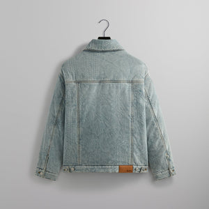 Kith Puffed Jase Paisley Denim Jacket - Light Indigo PH