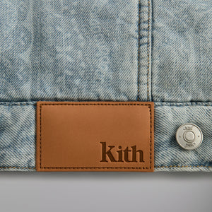 Kith Puffed Jase Paisley Denim Jacket - Light Indigo PH